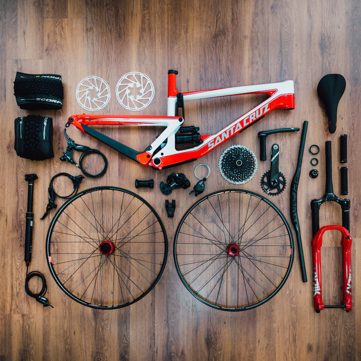 santa cruz bikes custom paint